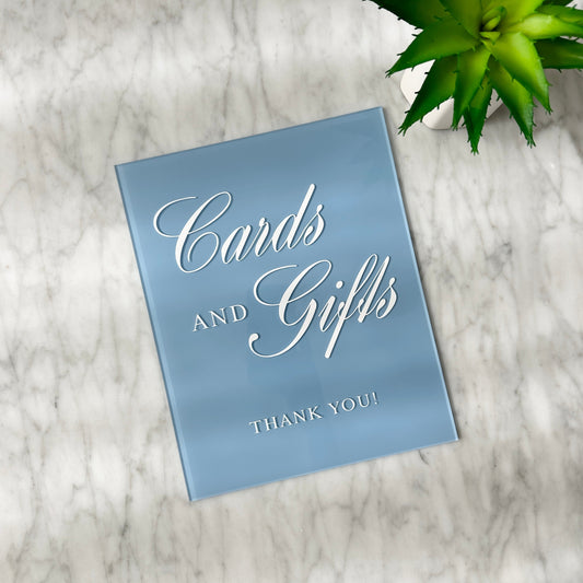 Cards & Gifts Table Sign - Custom